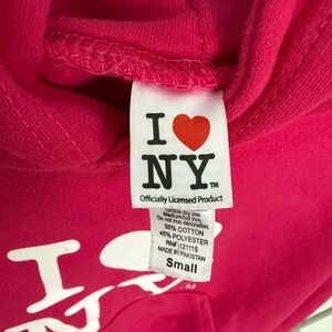 I Love NY Pink Hoodie
